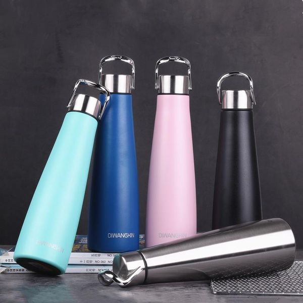water bottles creative 304 stainless steel small mouth sports vacuum cup with handle spray craft outdoor bottle customization
water bottles creative 304 stainless steel small mouth sports vacuum cup with handle spray craft outdoor bottle customization