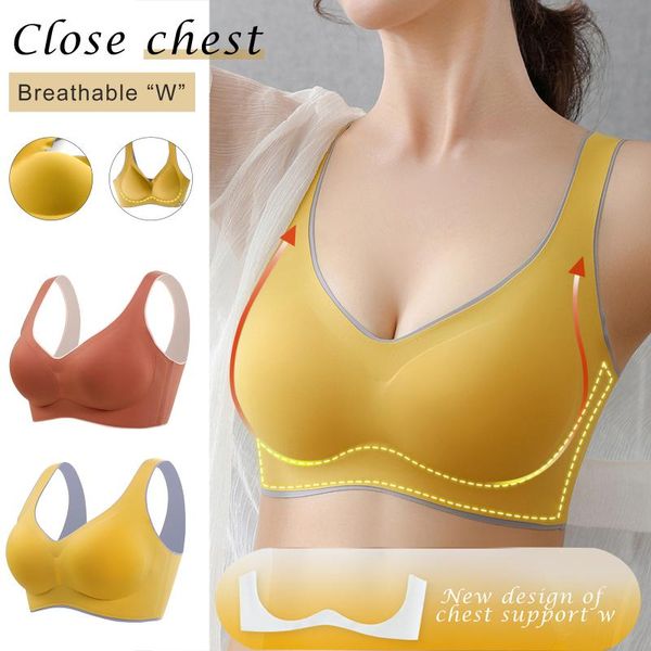 wholesale seamless 5d memory sports bra latex ladies vest style wireless bras nov99 gym clothing, White;black
wholesale seamless 5d memory sports bra latex ladies vest style wireless bras nov99 gym clothing, White;black