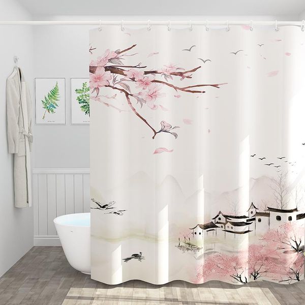 shower curtains chinese bathroom curtain art modern waterproof elegant fabric decor cortinas household merchandises df50yl
shower curtains chinese bathroom curtain art modern waterproof elegant fabric decor cortinas household merchandises df50yl
