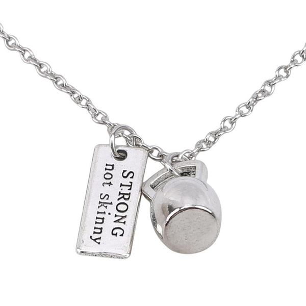 punk necklace hip hop men women fitness kettlebell pendant jewelry sport barbell diy friendship necklaces, Silver
punk necklace hip hop men women fitness kettlebell pendant jewelry sport barbell diy friendship necklaces, Silver