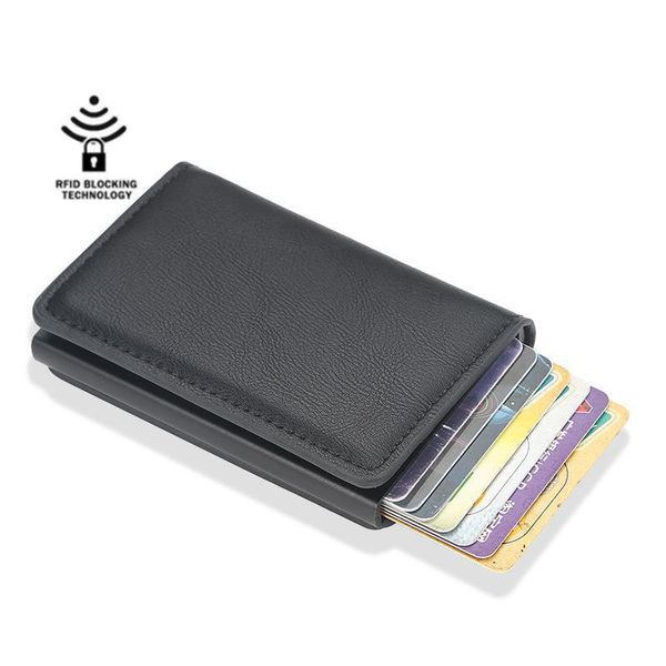 man women smart wallet business card holder rfid aluminum metal credit mini dropshipping, Red;black
man women smart wallet business card holder rfid aluminum metal credit mini dropshipping, Red;black