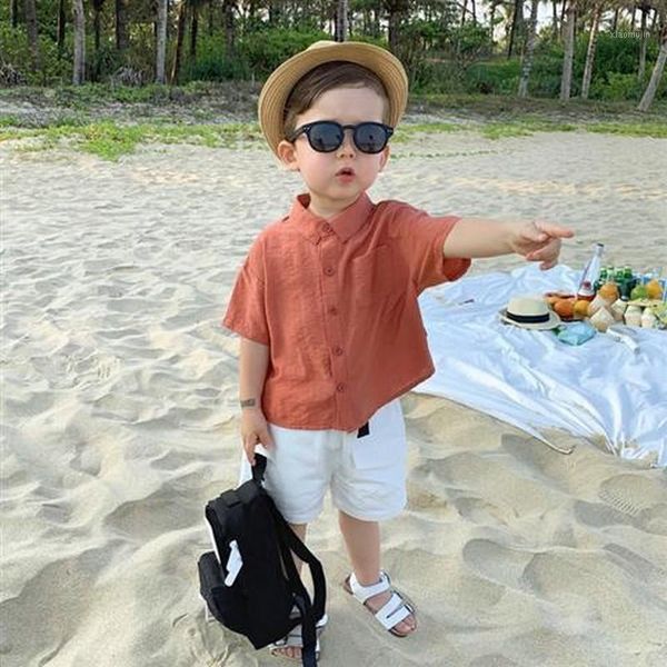 white shirt long-sleeved wild 1-3-5 years old children's baby boy summer short-sleeved, White;black
white shirt long-sleeved wild 1-3-5 years old children's baby boy summer short-sleeved, White;black