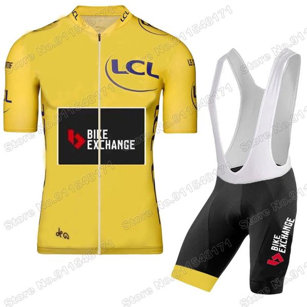 cycling jersey set 2021 team bike exchange france yellow tour summer clothing road shirts suit bicycle bib shorts mtb wear racing sets, Black;blue
cycling jersey set 2021 team bike exchange france yellow tour summer clothing road shirts suit bicycle bib shorts mtb wear racing sets, Black;blue
