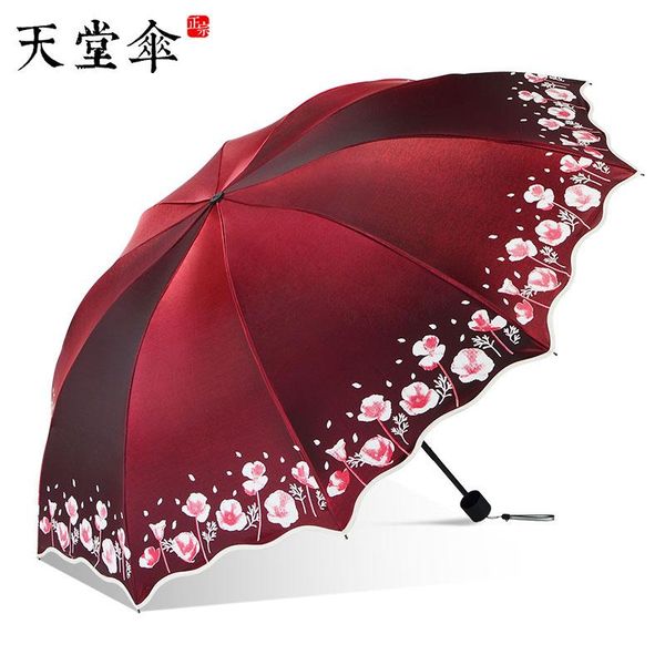 umbrellas extra large sun umbrella black glue protection uv double female three folding sunshade
umbrellas extra large sun umbrella black glue protection uv double female three folding sunshade