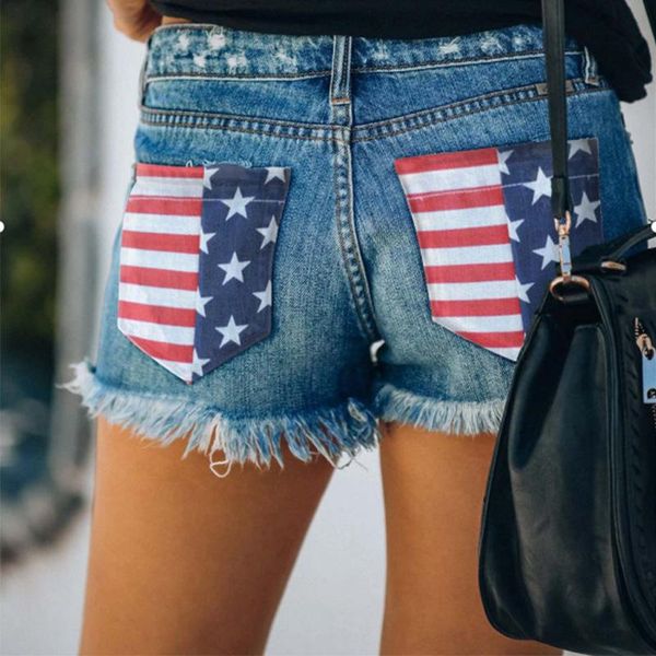 women's jeans summer denim short women 2021 hole ripped shorts fashion casual slim plus size flag print ladies pant, Blue
women's jeans summer denim short women 2021 hole ripped shorts fashion casual slim plus size flag print ladies pant, Blue
