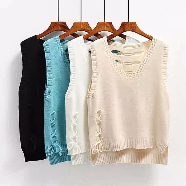 women's sweaters v-neck sweater vest women's outer wear spring autumn style back hollow straps korean version of wild pullover 1wb, White;black
women's sweaters v-neck sweater vest women's outer wear spring autumn style back hollow straps korean version of wild pullover 1wb, White;black