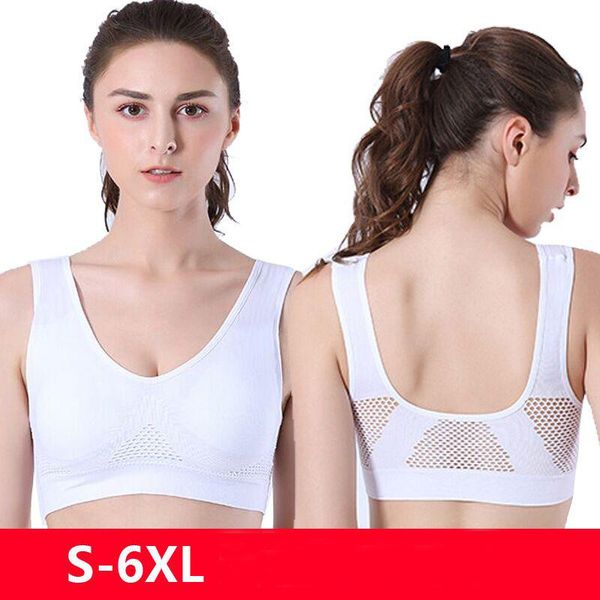 gym clothing large size 6xl yoga sports bras lift up bra women cross back breathable underwear shockproof sport fitness vest, White;black
gym clothing large size 6xl yoga sports bras lift up bra women cross back breathable underwear shockproof sport fitness vest, White;black