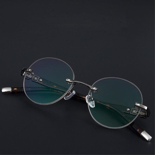fashion sunglasses frames frameless men's round diamonds cut border blue light, Black
fashion sunglasses frames frameless men's round diamonds cut border blue light, Black