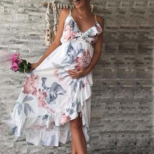 maternity dresses dress pregnant women clothes ruffled ink print hanging bandwidth loose maxi for, White
maternity dresses dress pregnant women clothes ruffled ink print hanging bandwidth loose maxi for, White
