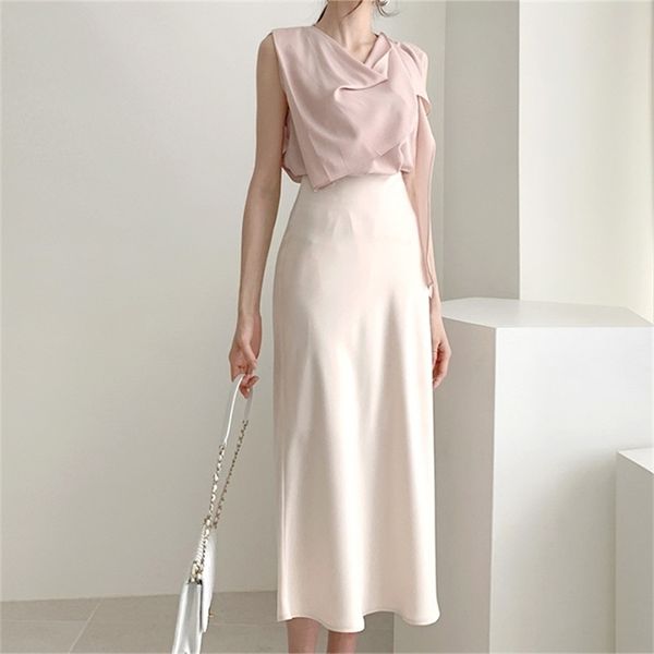 elegant high waist satin skirt women casual a-line midi silk slim summer autumn 210401, Black
elegant high waist satin skirt women casual a-line midi silk slim summer autumn 210401, Black