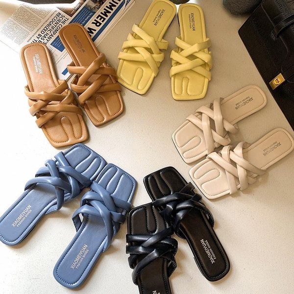 slippers 2021 summer women flat narrow band ladies weave slides designer shoes candy color flip flops zapatos mujer 9204g, Black
slippers 2021 summer women flat narrow band ladies weave slides designer shoes candy color flip flops zapatos mujer 9204g, Black