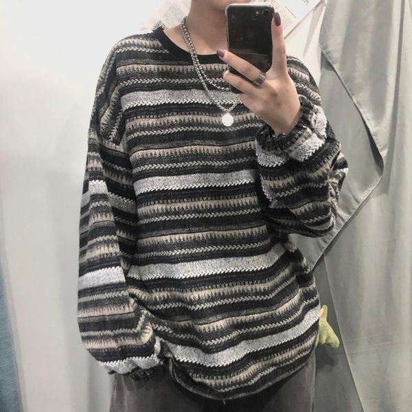 women's hoodies & sweatshirts harajuku korean clothing long sleeve and pullover o-neck striped casual style autumn moda feminina, Black
women's hoodies & sweatshirts harajuku korean clothing long sleeve and pullover o-neck striped casual style autumn moda feminina, Black