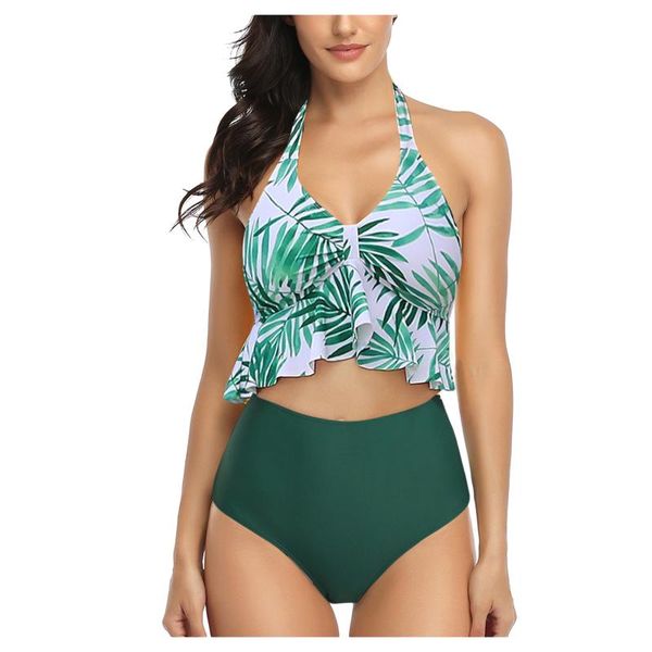 one-piece suits swimwear women triangle two piece double flounce tankini bathing suit cross print tummy control summer beach swimsuit
one-piece suits swimwear women triangle two piece double flounce tankini bathing suit cross print tummy control summer beach swimsuit