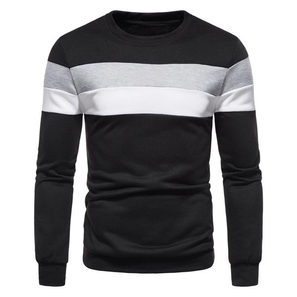 men's hoodies & sweatshirts casual patchwork blouse round neck long sleeve shirt pullover top, Black
men's hoodies & sweatshirts casual patchwork blouse round neck long sleeve shirt pullover top, Black