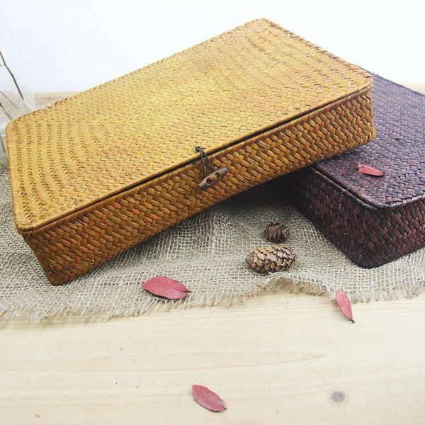 storage baskets woven handmade seagrass box with lid rectangular sundries container snack organizer wicker basket decor
storage baskets woven handmade seagrass box with lid rectangular sundries container snack organizer wicker basket decor