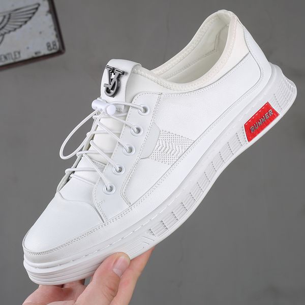 white black genuine leather men sneakers soft korea style casual men trainers comfortable street fashion young men shoes
white black genuine leather men sneakers soft korea style casual men trainers comfortable street fashion young men shoes