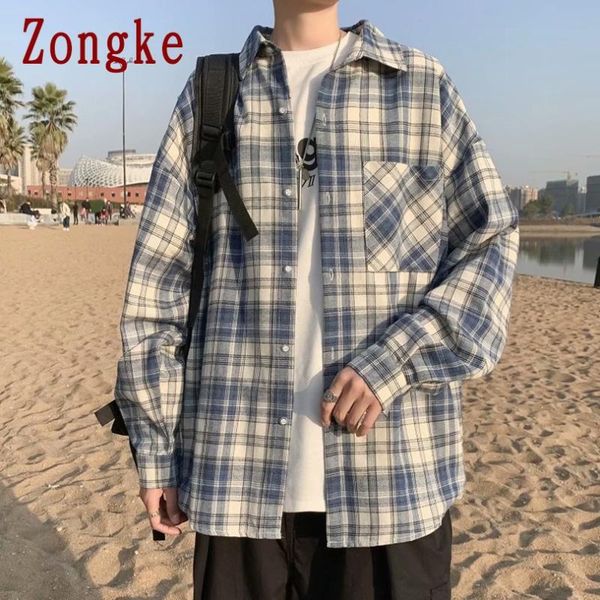 men's casual shirts zongke plaid harajuku shirt men clothing male japanese streetwear hip hop clothes -2xl 2021 arrivals, White;black
men's casual shirts zongke plaid harajuku shirt men clothing male japanese streetwear hip hop clothes -2xl 2021 arrivals, White;black