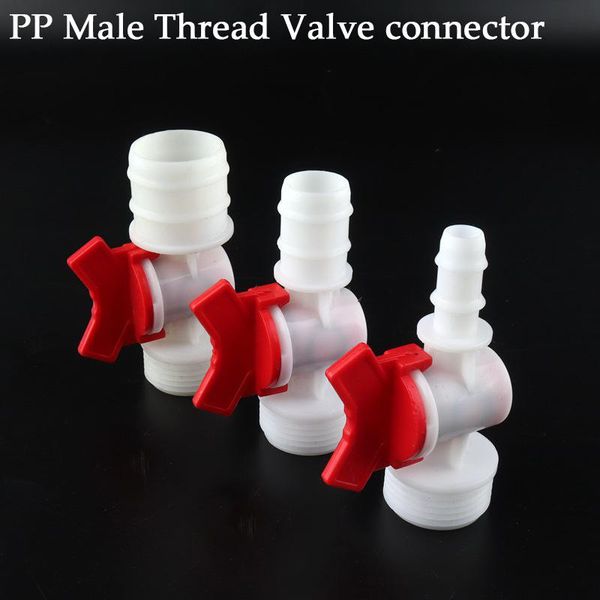 watering equipments 2pcs 4~25mm to g3/4'' male thread pp plastic ball valve aquarium soft hose barb joint garden micro irrigation
watering equipments 2pcs 4~25mm to g3/4'' male thread pp plastic ball valve aquarium soft hose barb joint garden micro irrigation