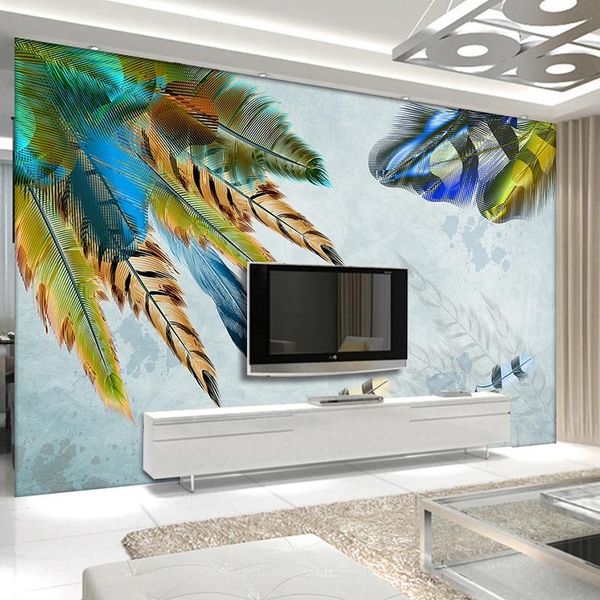 wallpapers custom po 3d beautiful color feathers european style retro living room sofa tv background wall decorative painting wallpaper
wallpapers custom po 3d beautiful color feathers european style retro living room sofa tv background wall decorative painting wallpaper