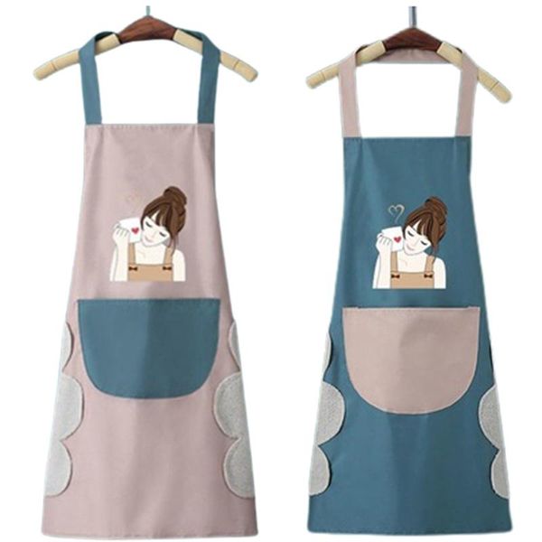 aprons kitchen wipeable waterproof oil-proof cartoon cute girl nail shop apron for women baking accessories
aprons kitchen wipeable waterproof oil-proof cartoon cute girl nail shop apron for women baking accessories