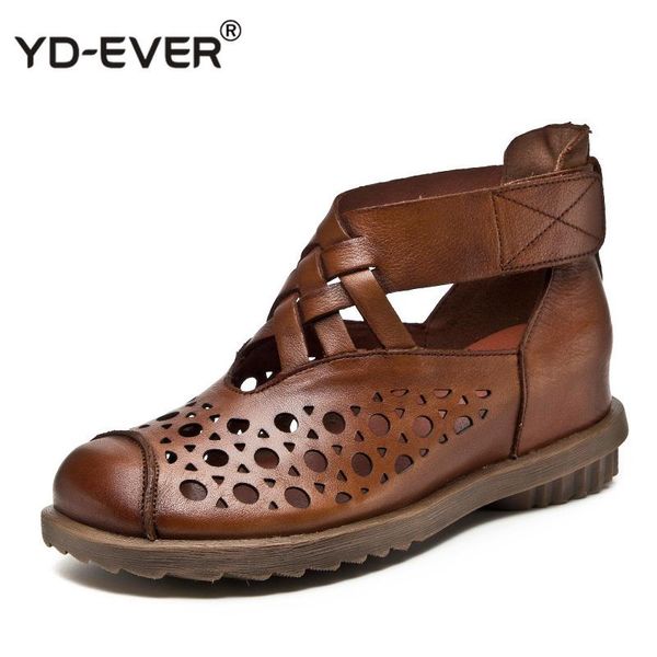 boots summer women casual ankle genuine leather cut-outs sandals retro handmade women's shoes hook&loop flat, Black
boots summer women casual ankle genuine leather cut-outs sandals retro handmade women's shoes hook&loop flat, Black
