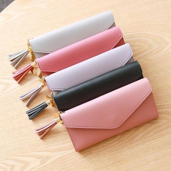 wallets long style pu leather women tassel wallet fashion coin purse phone pocket card holder clutch money bag, Red;black
wallets long style pu leather women tassel wallet fashion coin purse phone pocket card holder clutch money bag, Red;black