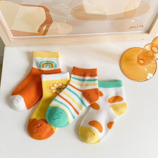 pairs/set girl socks summer spring thin mesh cotton children crew cartton soft breathable cute short ankle baby, Pink;yellow
pairs/set girl socks summer spring thin mesh cotton children crew cartton soft breathable cute short ankle baby, Pink;yellow