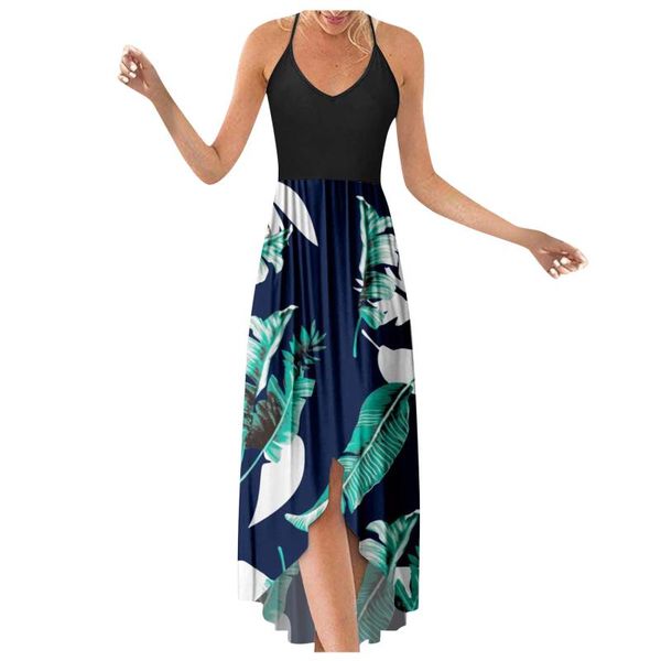 casual dresses 2021 women's dress sleeveless floral printing beach long maxi loose ladies boho ruffle sundress robe, Black;gray
casual dresses 2021 women's dress sleeveless floral printing beach long maxi loose ladies boho ruffle sundress robe, Black;gray