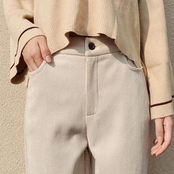 spring autumn women corduroy pants fashion high waist female straight leg streetwear trousers y387 women's & capris, Black;white
spring autumn women corduroy pants fashion high waist female straight leg streetwear trousers y387 women's & capris, Black;white