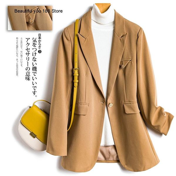 single women's autumn one-button casual british style small suit jacket men's suits & blazers, White;black
single women's autumn one-button casual british style small suit jacket men's suits & blazers, White;black