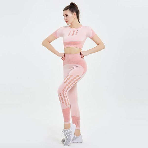 yoga outfit 2021 sports short woman sleeve spring and summer breathable gym set pants fashion hole design leggins mujer
yoga outfit 2021 sports short woman sleeve spring and summer breathable gym set pants fashion hole design leggins mujer