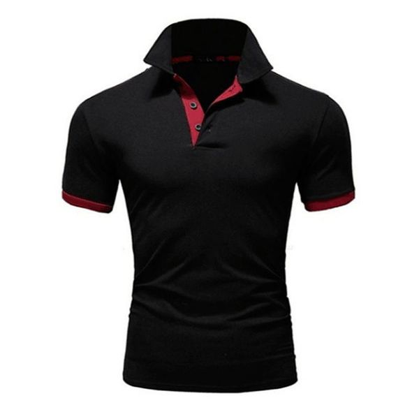 men's polos men shirt 2021 summer fashion classic casual short sleeves cotton mandarin collar slim homme, White;black
men's polos men shirt 2021 summer fashion classic casual short sleeves cotton mandarin collar slim homme, White;black