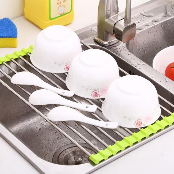 hooks & rails stainless steel vegetable and fruit dish drain rack kitchen sink racks tools
hooks & rails stainless steel vegetable and fruit dish drain rack kitchen sink racks tools