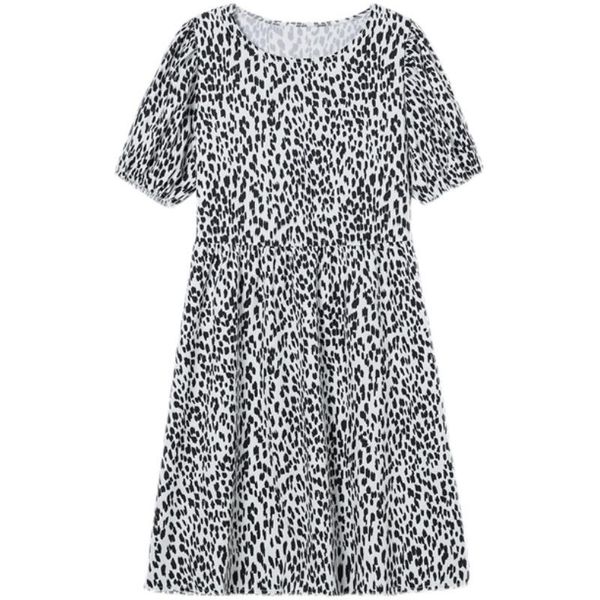 summer round collar maternity leopard-print dress puff sleeve pregnant women fashion chiffon pregnancy cute dresses, White
summer round collar maternity leopard-print dress puff sleeve pregnant women fashion chiffon pregnancy cute dresses, White