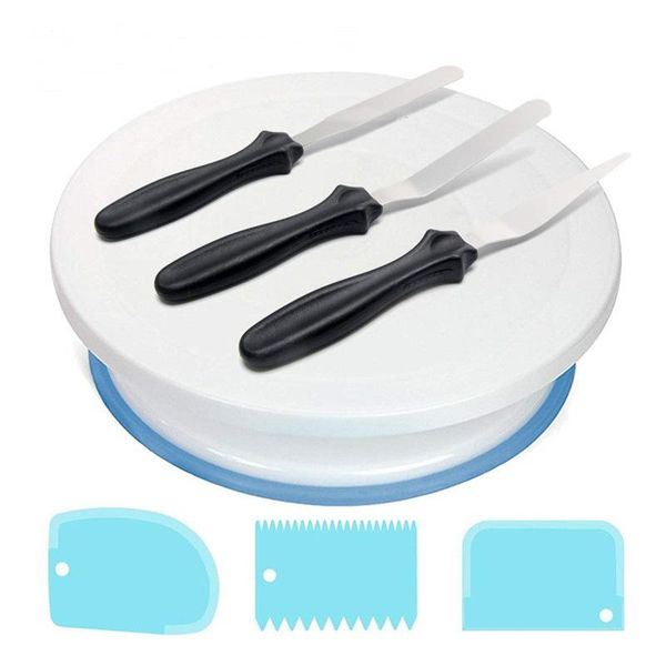 cake stand turntable rotating base plastic dough knife decorating 10 inch cream cakes set rotary tools baking & pastry
cake stand turntable rotating base plastic dough knife decorating 10 inch cream cakes set rotary tools baking & pastry