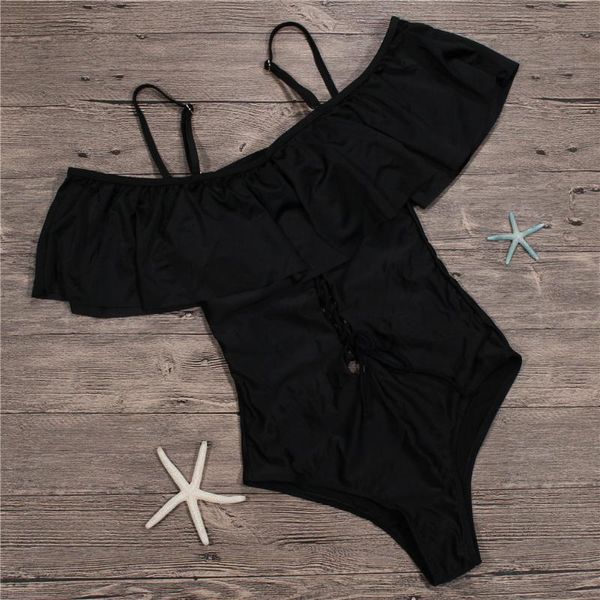 one-piece suits 2021 black white pink bandage ruffle one piece swimsuit strappy lace up off shoulder bathing suit vintage monokini
one-piece suits 2021 black white pink bandage ruffle one piece swimsuit strappy lace up off shoulder bathing suit vintage monokini