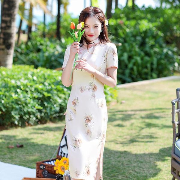 ethnic clothing fashion floral print cheongsam chinese classic women's qipao elegant short sleeve novelty dress s-3xl, Red
ethnic clothing fashion floral print cheongsam chinese classic women's qipao elegant short sleeve novelty dress s-3xl, Red
