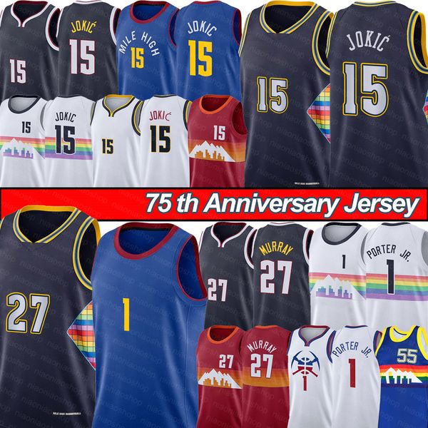 nikola 15 jamal jokic murray basketball jersey michael 1 porter jr. retro dikembe 55 mutombo jersey men 75th t-shirt denver''nugge, Black;red
nikola 15 jamal jokic murray basketball jersey michael 1 porter jr. retro dikembe 55 mutombo jersey men 75th t-shirt denver''nugge, Black;red