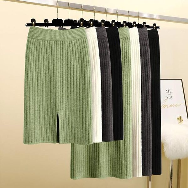 skirts 2021 women's spring pencil knitted skirt high waist warm elegant knitting ribbed party black solid ladies office
skirts 2021 women's spring pencil knitted skirt high waist warm elegant knitting ribbed party black solid ladies office