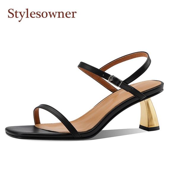 french metal heel sandals women's 2021 stiletto heels design sense simple thin strap open toe high women dress shoes, Black
french metal heel sandals women's 2021 stiletto heels design sense simple thin strap open toe high women dress shoes, Black