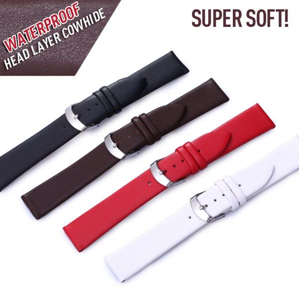 watch bands 2021 ultrathin cowhide band real genuine leather watchband super soft strap accessories for men women masculino 8mm-22mm, Black;brown
watch bands 2021 ultrathin cowhide band real genuine leather watchband super soft strap accessories for men women masculino 8mm-22mm, Black;brown