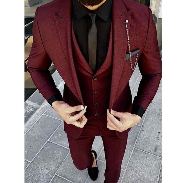 men's suits & blazers fashion tailor made luxury claret men slim fit groomsmen tuxedo for wedding dinner party male clothing (jacket+pa, White;black
men's suits & blazers fashion tailor made luxury claret men slim fit groomsmen tuxedo for wedding dinner party male clothing (jacket+pa, White;black