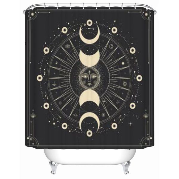 shower curtains sun and moon constellation divination waterproof curtain bohemain home decor fabric bathroom with hooks
shower curtains sun and moon constellation divination waterproof curtain bohemain home decor fabric bathroom with hooks