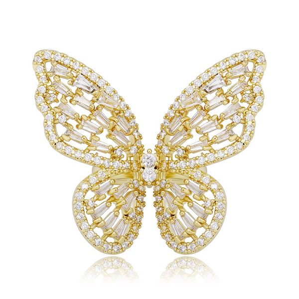 butterfly rings luxury bling zircon women rings fashion adjustable gold silver color hollow out butterfly hip hop rings, Golden;silver
butterfly rings luxury bling zircon women rings fashion adjustable gold silver color hollow out butterfly hip hop rings, Golden;silver