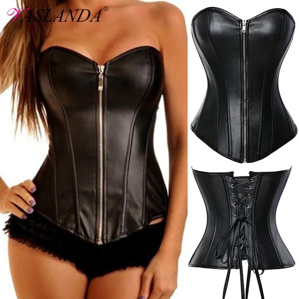bustiers & corsets faux leather overbust corset retro goth waist cincher bustier lace up steel boned steampunk corselet
bustiers & corsets faux leather overbust corset retro goth waist cincher bustier lace up steel boned steampunk corselet