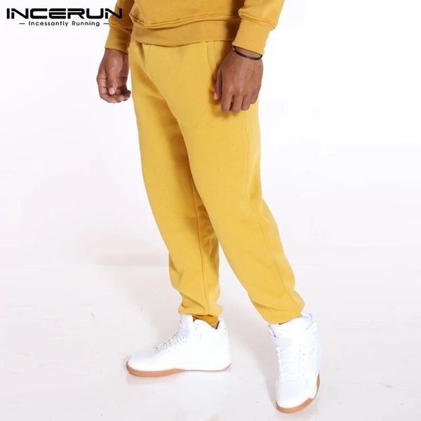 men's pants men casual streetwear retro theme yellow loose solid color comfortable sports trousers s-5xl incerun 2021, Black
men's pants men casual streetwear retro theme yellow loose solid color comfortable sports trousers s-5xl incerun 2021, Black