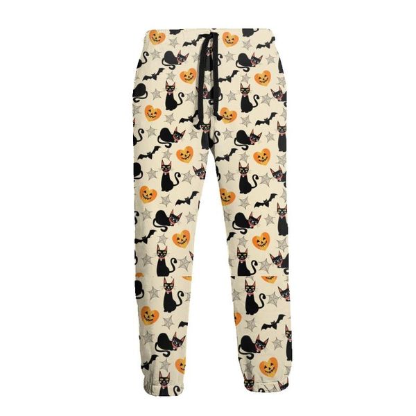 men's pants halloween cat pumpkin bat sweatpants funny male dance joggers polyester bulk athletic casual, Black
men's pants halloween cat pumpkin bat sweatpants funny male dance joggers polyester bulk athletic casual, Black