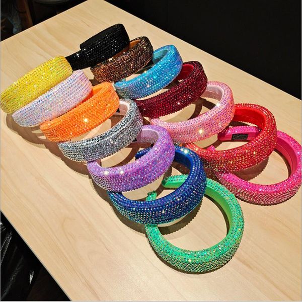 luxury rhinestone sponge crystal headbands fashion hair accessories women wide-brim shiny headband wild band headwear
luxury rhinestone sponge crystal headbands fashion hair accessories women wide-brim shiny headband wild band headwear