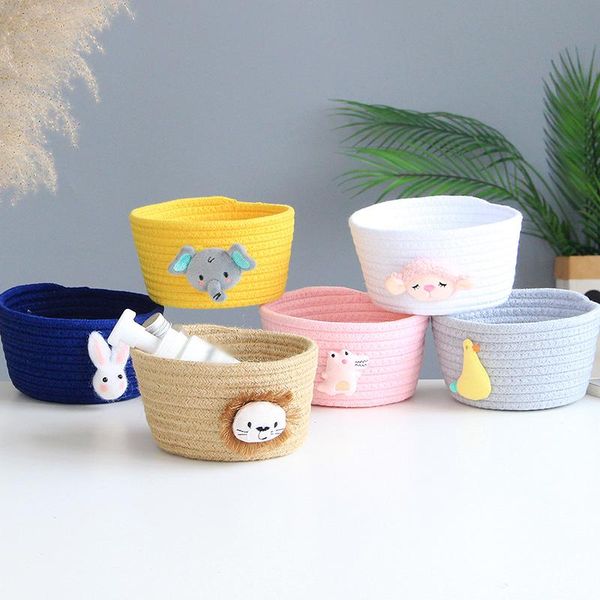 storage baskets cartoon animals hand woven basket kids toys deskorganizer sundries box laundry 16*9cm 1pcs
storage baskets cartoon animals hand woven basket kids toys deskorganizer sundries box laundry 16*9cm 1pcs