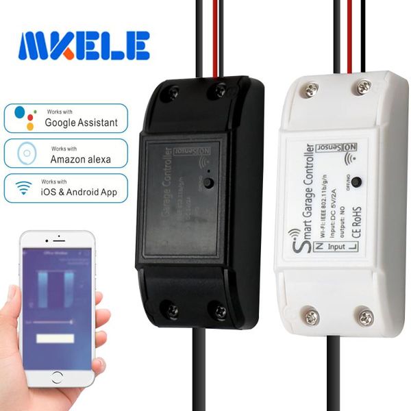 smart home control wifi garage door opener switch voice wireless life/tuya app remote open controler with alexa google
smart home control wifi garage door opener switch voice wireless life/tuya app remote open controler with alexa google